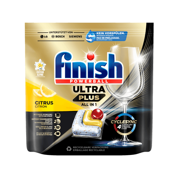 Finish Ultra Plus All in 1 Citrus (Edition Alpine)